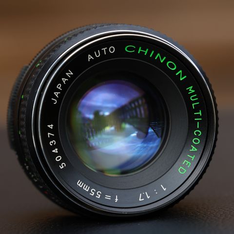 Chinon Multi Coated Auto 55mm F1.7 M42 Objektiv