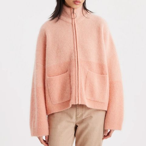 HOLZWEILER TINE RIB CARDIGAN LT. PINK MIX