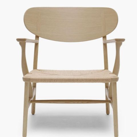 Carl Hansen loungestol CH22 - nydelig såpevasket eik