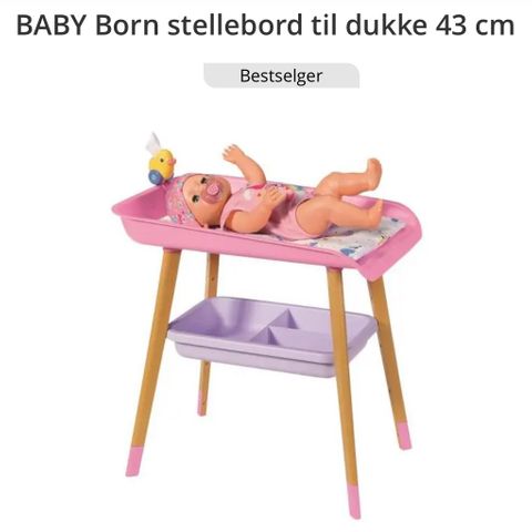 Baby born stellebord