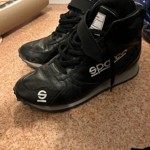 Sparco MB codriver kartleser/mekaniker sko str 40