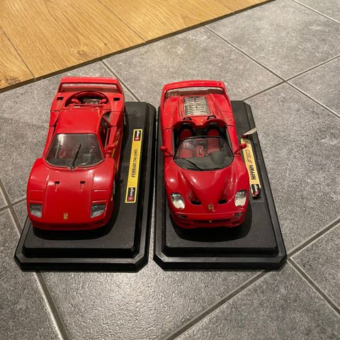 Ferrari F40 + Ferrari F50 Burago