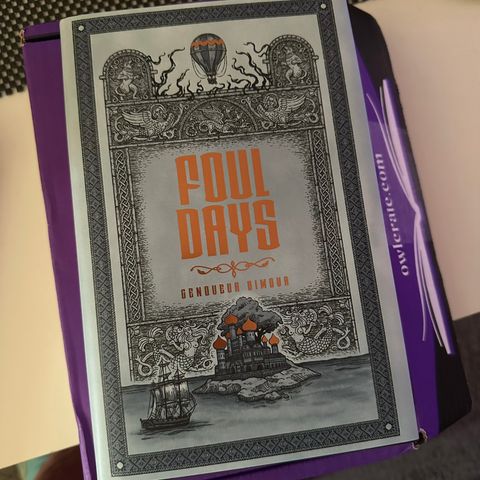 Owlcrate Adult June 2024 Book | Foul Days