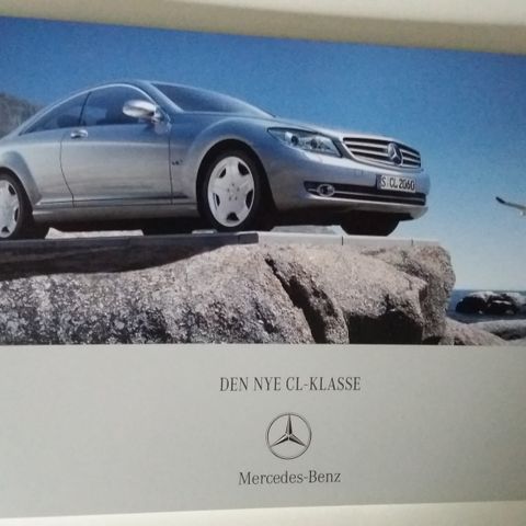 MERCEDES-BENZ CL Klasse -brosjyre. (NORSK)