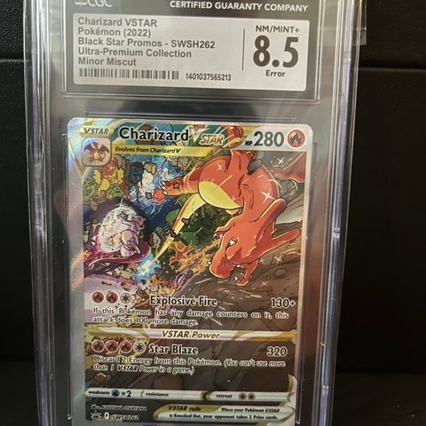 Charizard VSTAR error kort