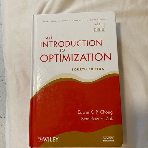 An introduction to optimization