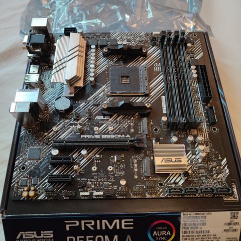 ASUS PRIME B550M-A (reservert frem til 06.09 14:00)