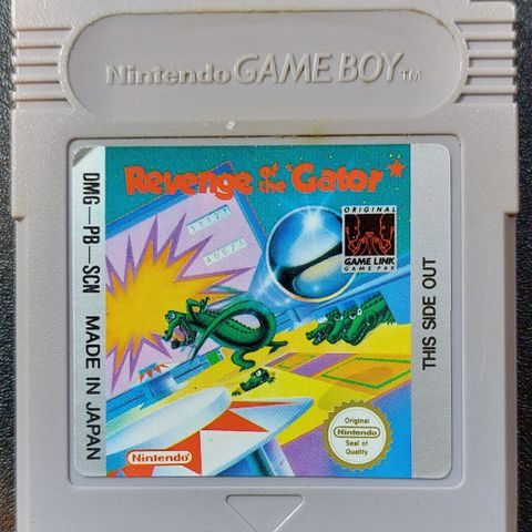 "PINBALL: Revenge of the gator" til Game Boy