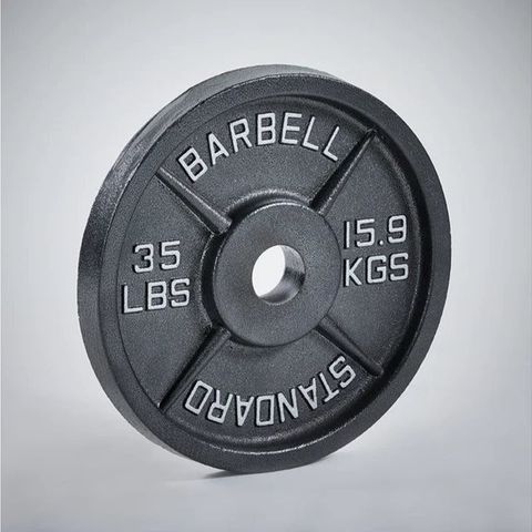 Standard Barbell Vektskiver (Jern)