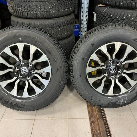 4 stk felg/dekk til Toyota Hilux / Landcruiser.