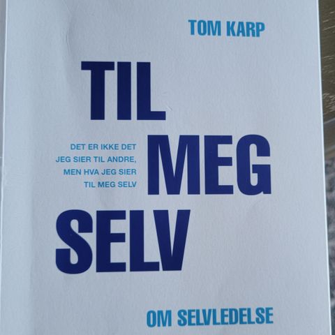 Til meg selv - om selvledelse