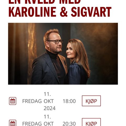 En kveld med Sigvart & Karoline