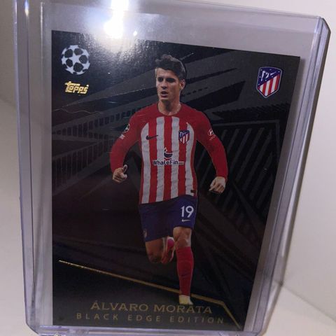 Alvaro Morata - Topps Black Edge Edition