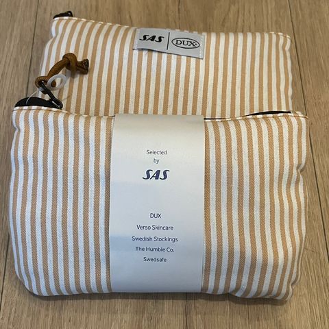 Amenitykit / toalettmappe fra SAS Business Class