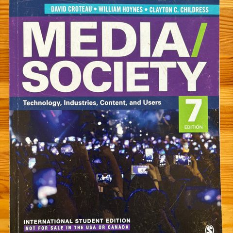 Media/Society - International Student Edition