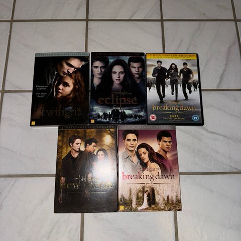 Komplett The Twilight Saga Special Edition filmsett