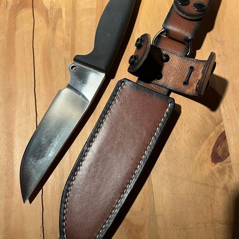 Busse Combat Basic-6 LE, custom clip point