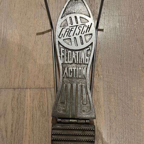 Vintage Gretsch Floating Action fotbrett m.m. - til basstrommepedal