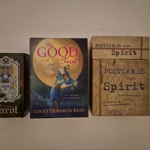 Tarot & orakelkort kr 200stk, Alle for 500,-