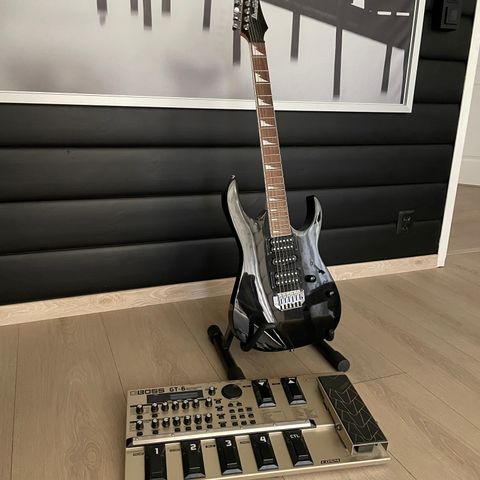 Gitar og pedalbrett