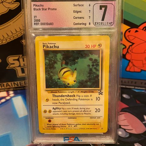 Pikachu #27 Black Star Promo i PCG 7