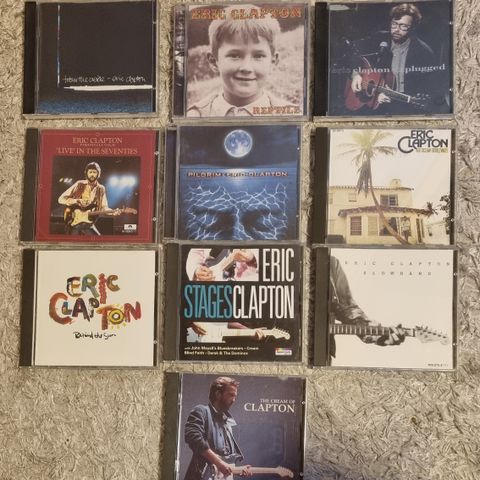 Eric Clapton CD-samling