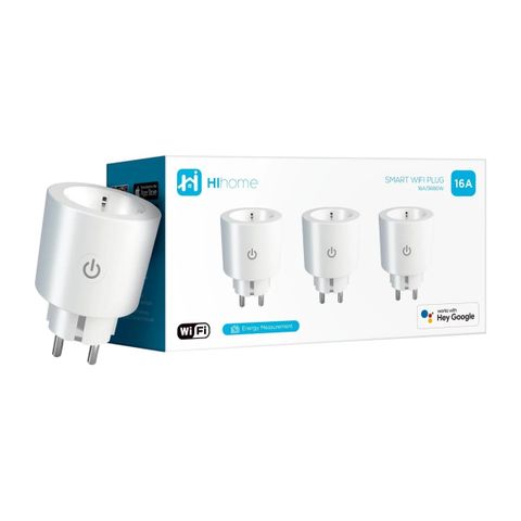 Hihome WiFi smartplugg 16A 3-pakning (NY)