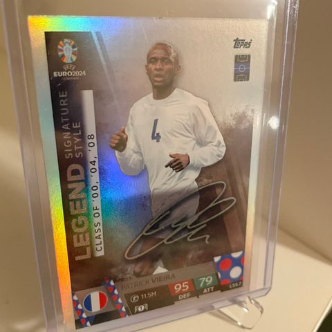 Patrick Vieira - Topps Euro 2024 Legend Signature Style