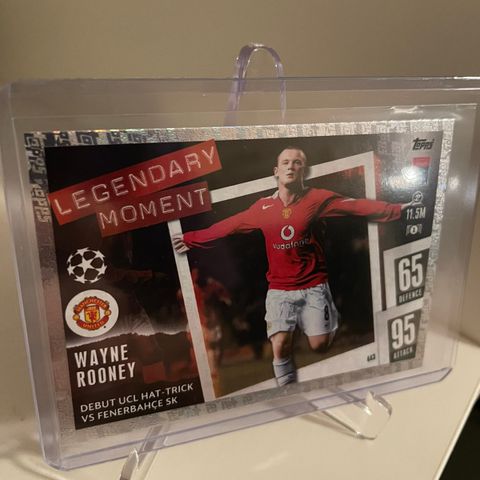 Wayne Rooney - Topps Legendary Moment