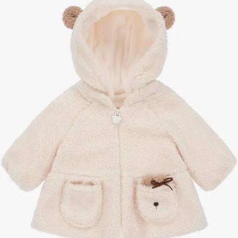 MAYORAL Baby Girl Ivory Teddy Fleece - Nydelig ny jakke str 18 mnd/ 86