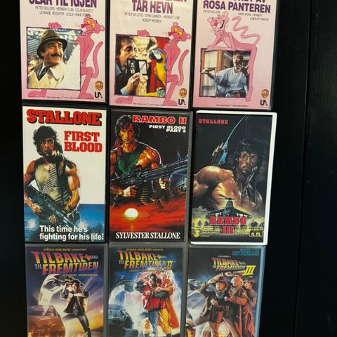 Spillefilmer VHS