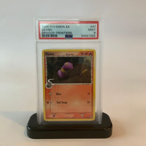 Pokémon Ekans Dragon Frontiers PSA 9