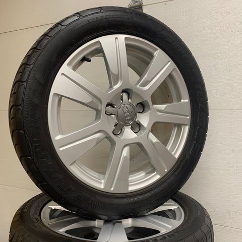 Originale Audi felger med dekk 5x112