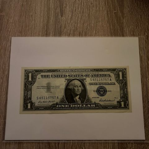 1 Dollar Silver Certificate 1957