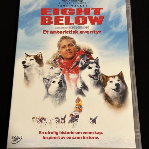 Eight Below (DVD) Walt Disney / Norsk Tekst