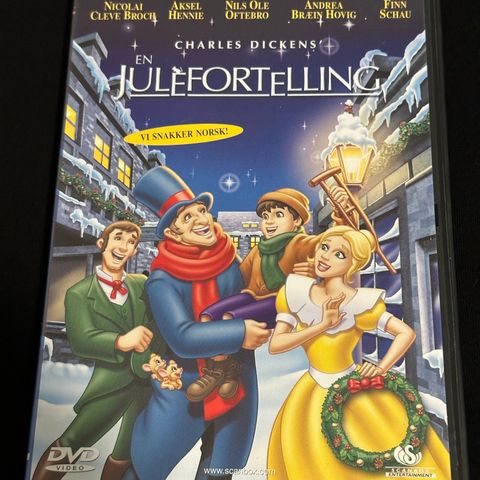 En Julefortelling (DVD) Norsk Tale