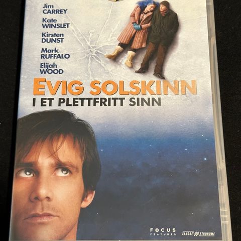 Evig Solskinn I Et Plettfritt Sinn (DVD) Norsk Tekst