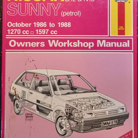 Haynes Owners Workshop Manual Nissan Sunny