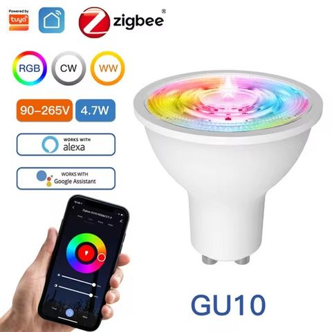 5stk MOES Tuya ZigBee GU10 LED