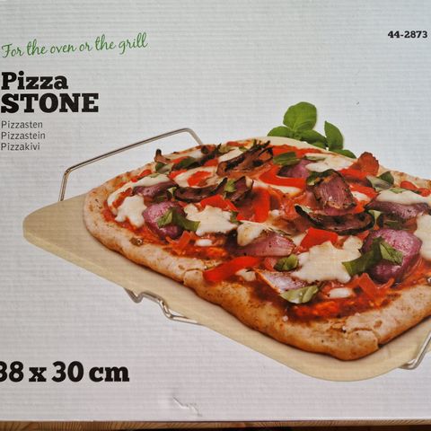 Pizza stone 38×30 cm  NY!