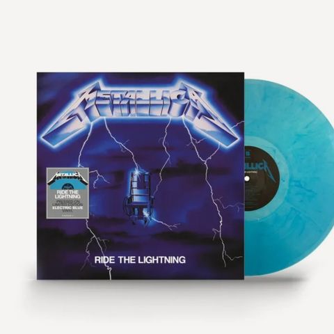 Metallica - Ride the lightning. Blue vinyl