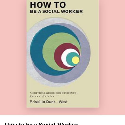 How to be a social worker