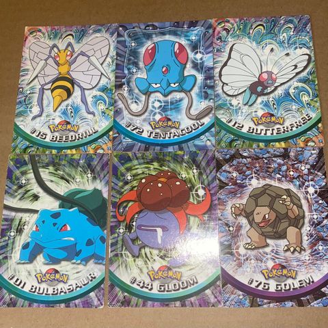 Topps Pokemon Kort - Vintage - 45kr per bilde!