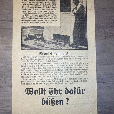 Alliert propaganda WW2 STERK