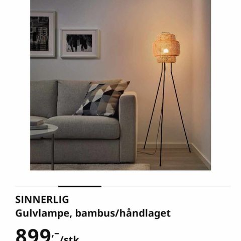 Sinnerlig bambuslsmpe selges.