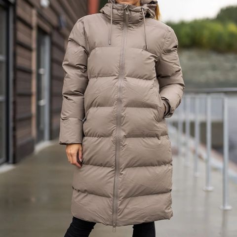 RAINS LONG PUFFER JACKET