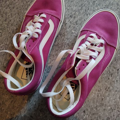 Rosa vans str 40,5