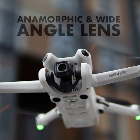 Freewell Wide Angle & Anamorphic Lens Kit with ND Filters til DJI mini 3 / 4 Pro