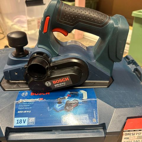 Bosch GHO 18 V-LI