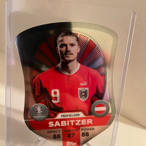 Sabitzer - Topps Euro 2024 Pro Elite Chrome Shield